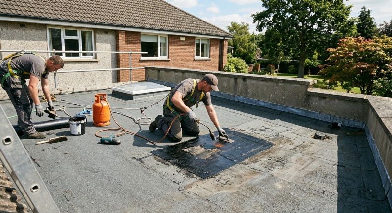 Rubber Roof Repair in Mechanicsburg, OH