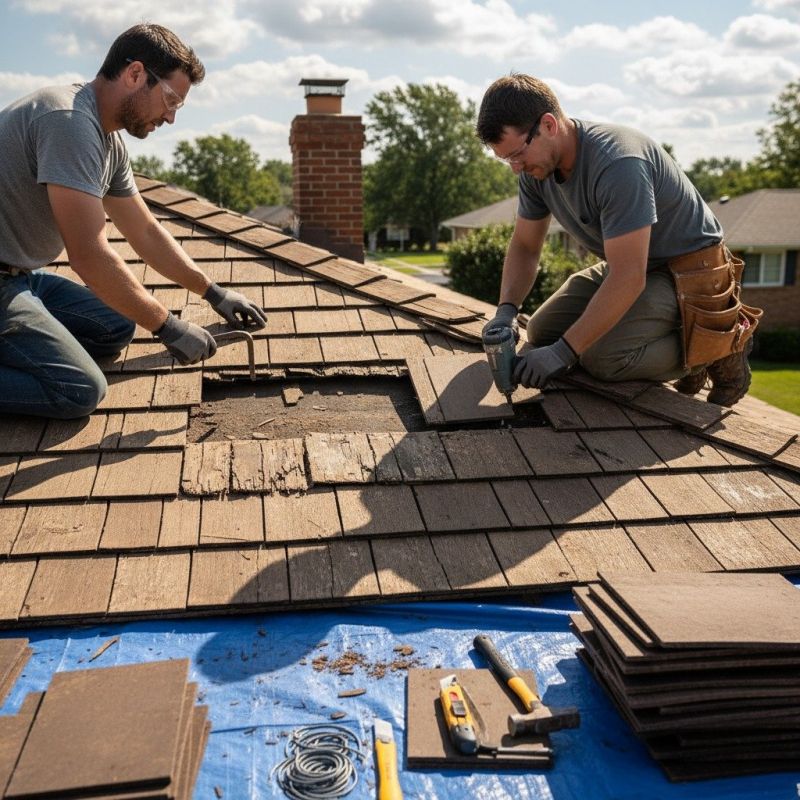 Shake Shingle Repair in Marysville, OH