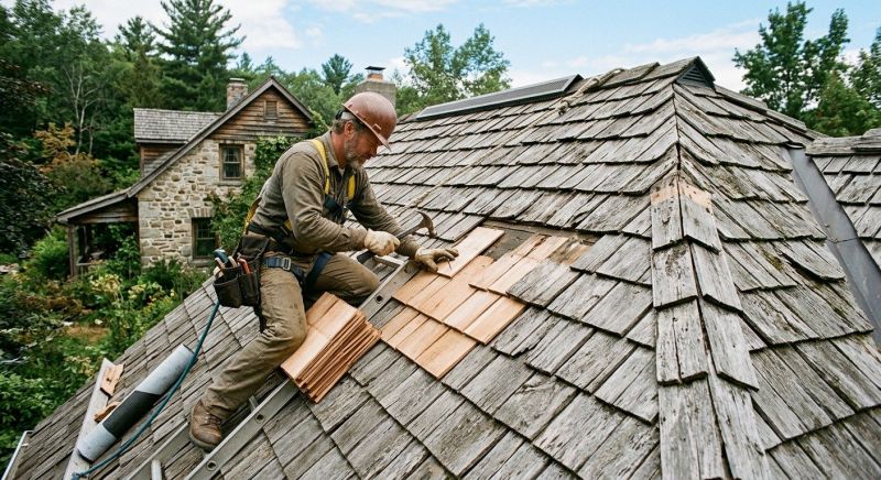 Shake Shingle Repair in Shelby County, OH
