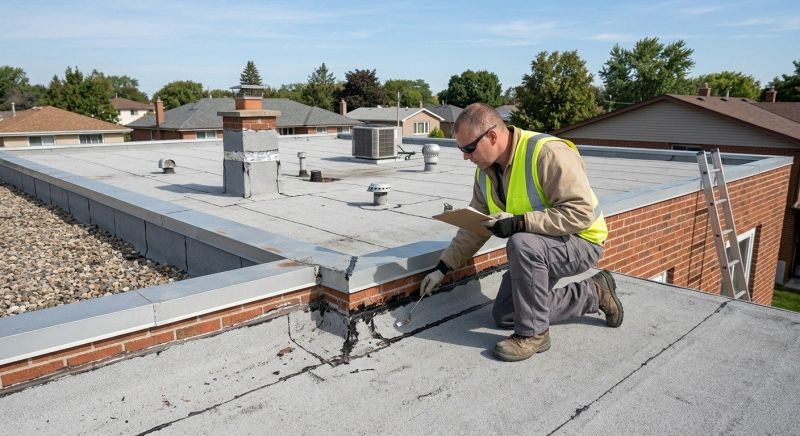 Single Ply Roof Inspection in Logan County, OH