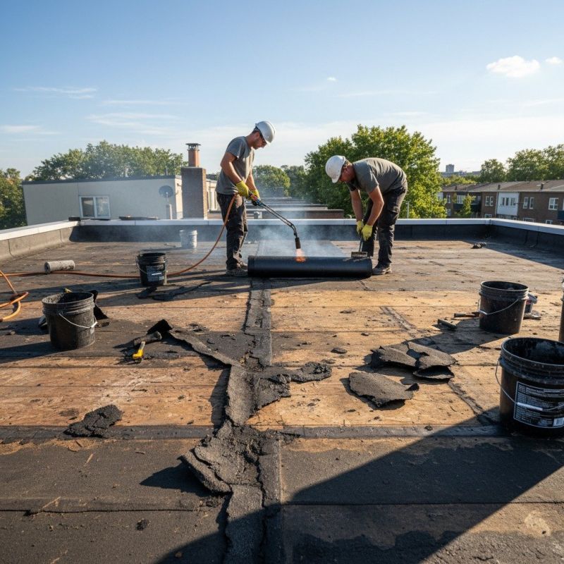 Single Ply Roof Repair in Bellefontaine, OH