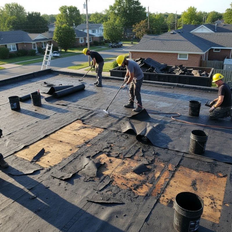 Single Ply Roof Repair in Kenton, OH
