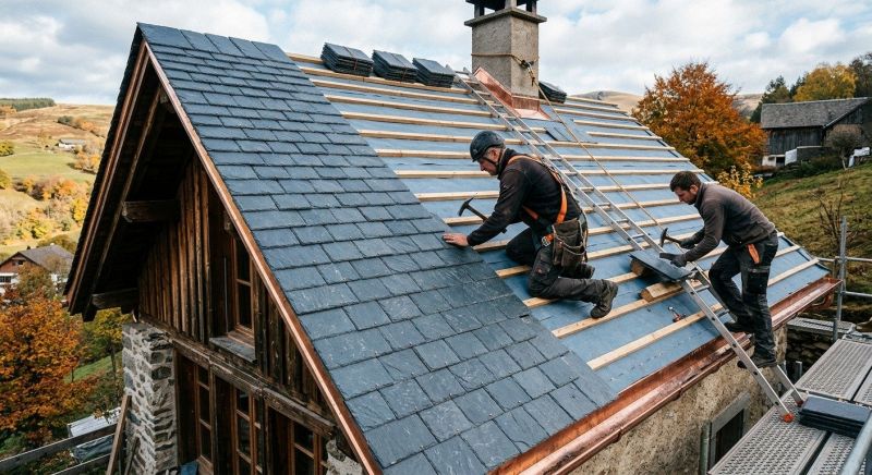 Slate Roof Installation in Kenton, OH