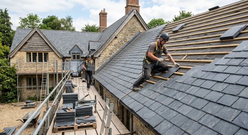 Slate Roof Installation in Marysville, OH