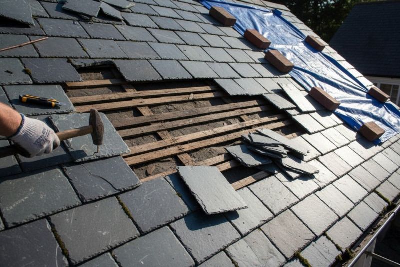 Slate Roof Leak Repair in Logan County, OH