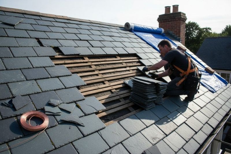 Slate Roof Leak Repair in Logan County, OH