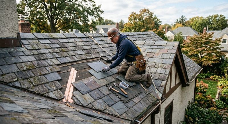 Slate Roof Repair in Kenton, OH