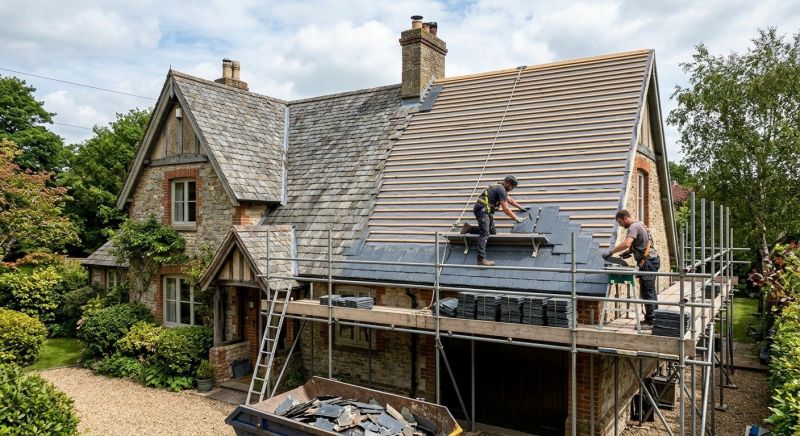 Slate Roof Replacement in Logan County, OH