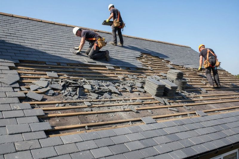 Slate Roof Replacement in Mechanicsburg, OH
