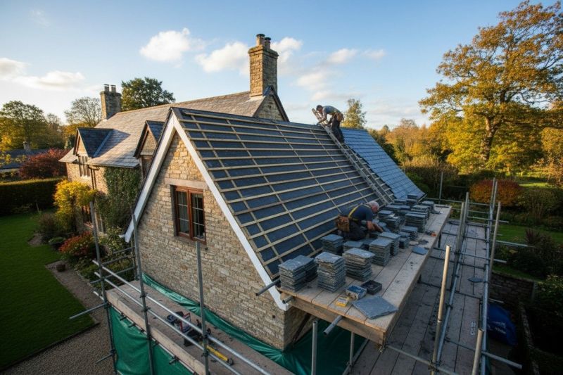 Slate Roof Replacement in Shelby County, OH