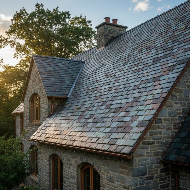 Slate Roof Replacement in Shelby County, OH