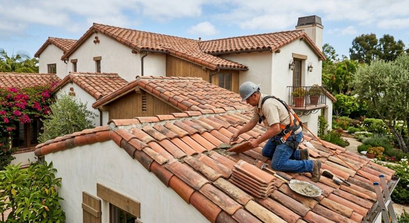 Spanish Tile Roof Repair in Logan County, OH
