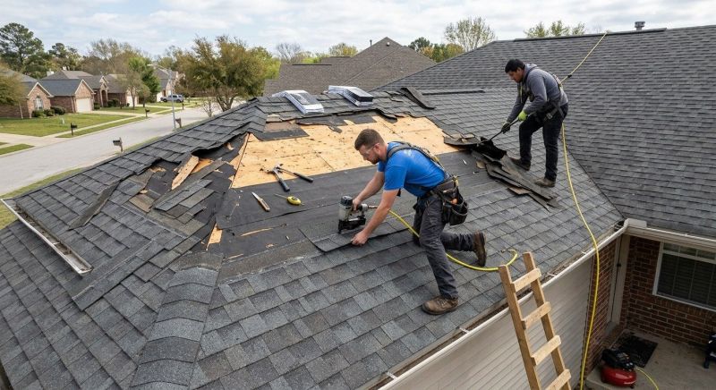 Storm Damage Roof Repair in Kenton, OH