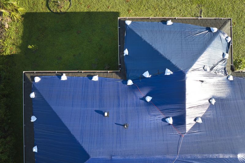 Storm Damage Roof Tarping in Logan County, OH
