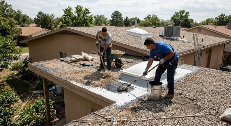 Tar And Gravel Roof Repair in Logan County, OH