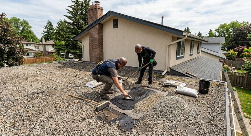 Tar And Gravel Roof Repair in Marysville, OH