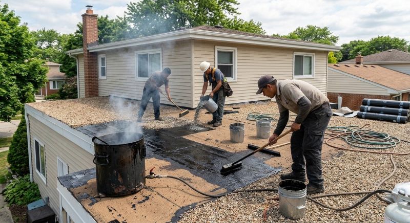 Tar And Gravel Roof Repair in Sidney, OH