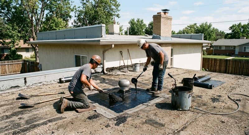 Tar Roof Repair in Bellefontaine, OH