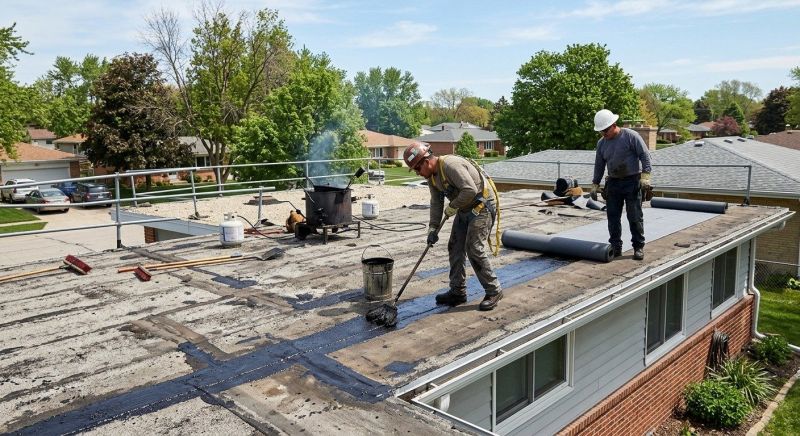 Tar Roof Repair in Bellefontaine, OH