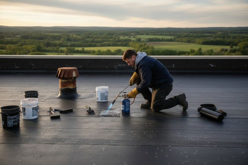 Tar Roof Repair in Mechanicsburg, OH