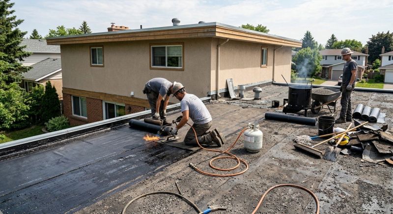 Tar Roof Repair in Shelby County, OH