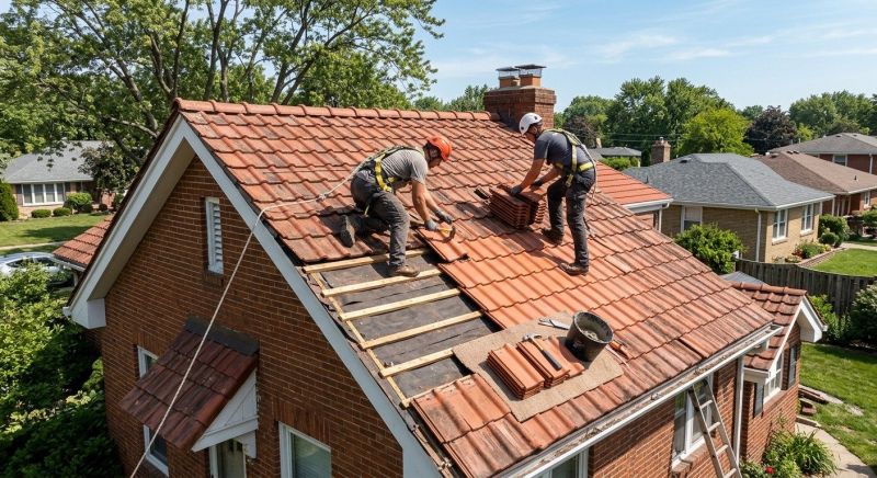Tile Roof Repair in Logan County, OH