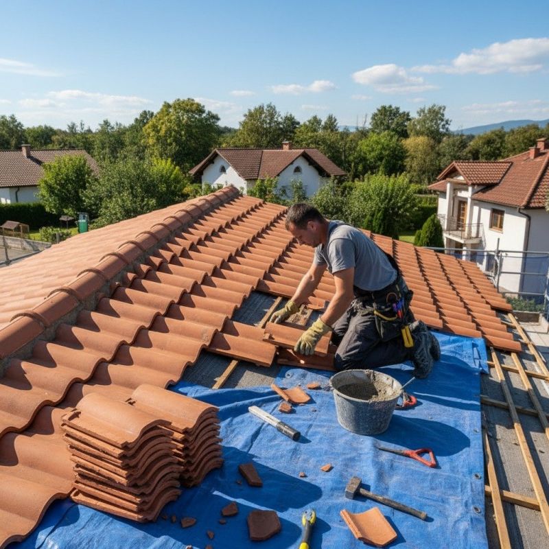 Tile Roof Repair in Shelby County, OH