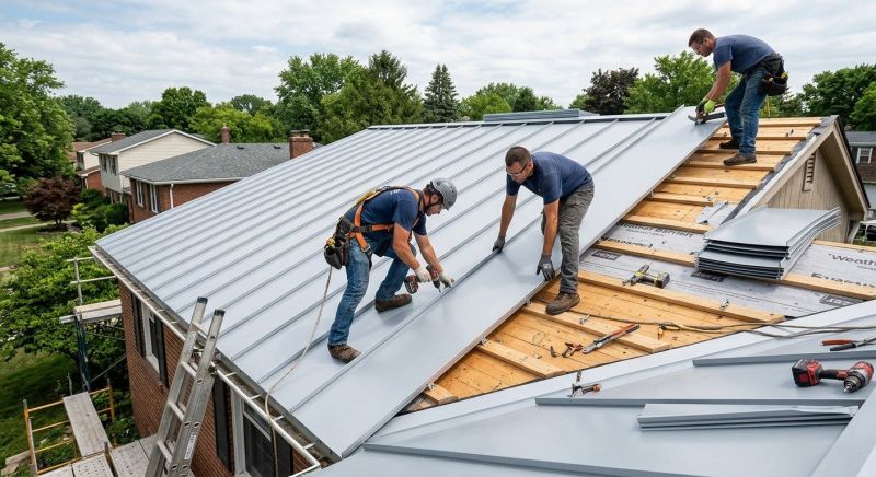 Tin Roof Installation in Urbana, OH