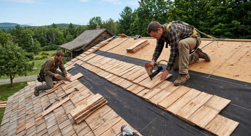 Wood Roofing Installation in Kenton, OH