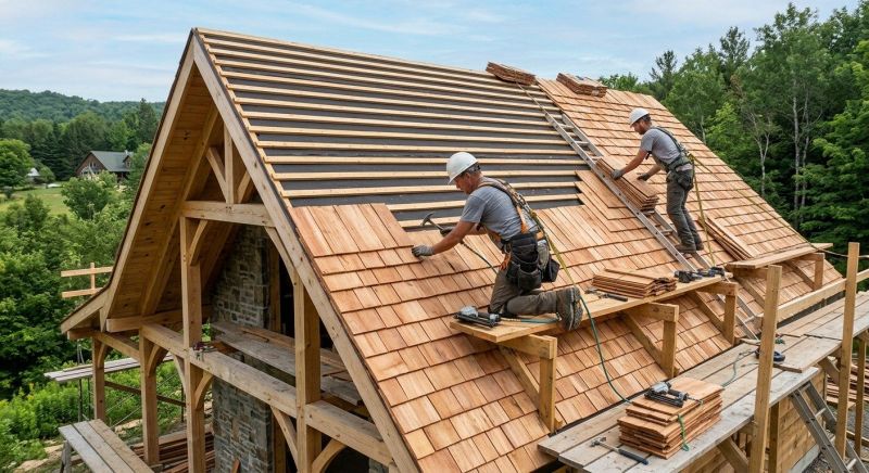 Wood Roofing Installation in Marysville, OH