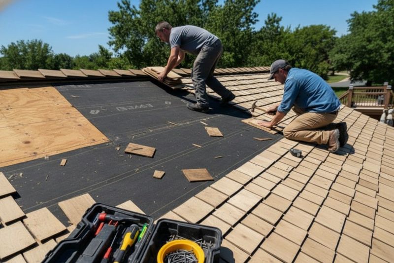 Wood Shake Roof Repair in Bellefontaine, OH