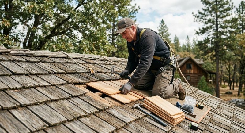 Wood Shake Roof Repair in Logan County, OH