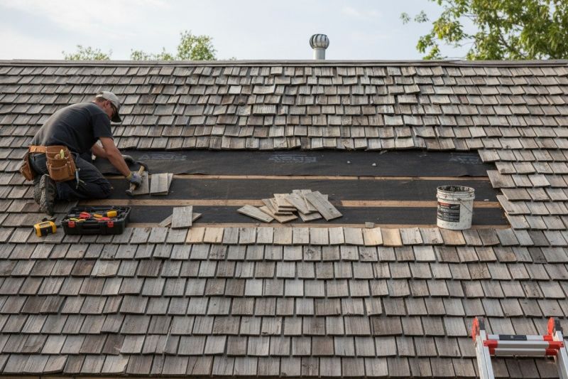 Wood Shake Roof Repair in Richwood, OH