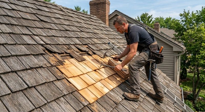Wood Shake Roof Repair in Urbana, OH
