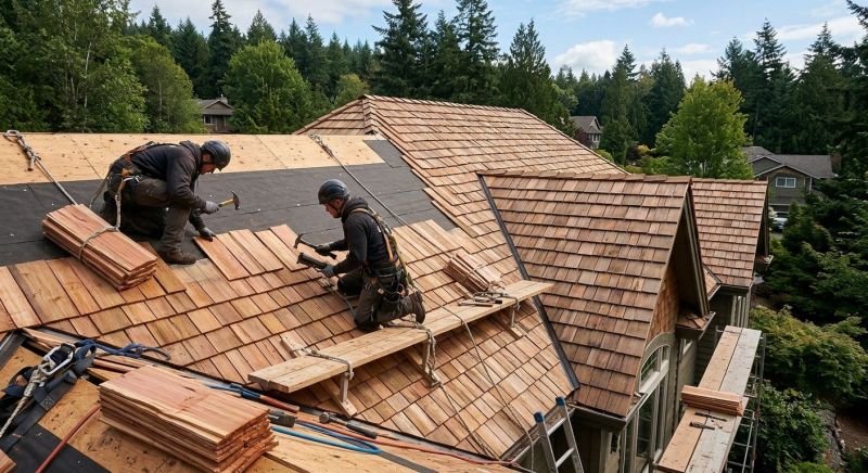 Wooden Roof Installation in Logan County, OH